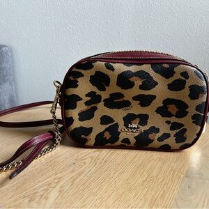 Coach, animal print Jamie Camera bag